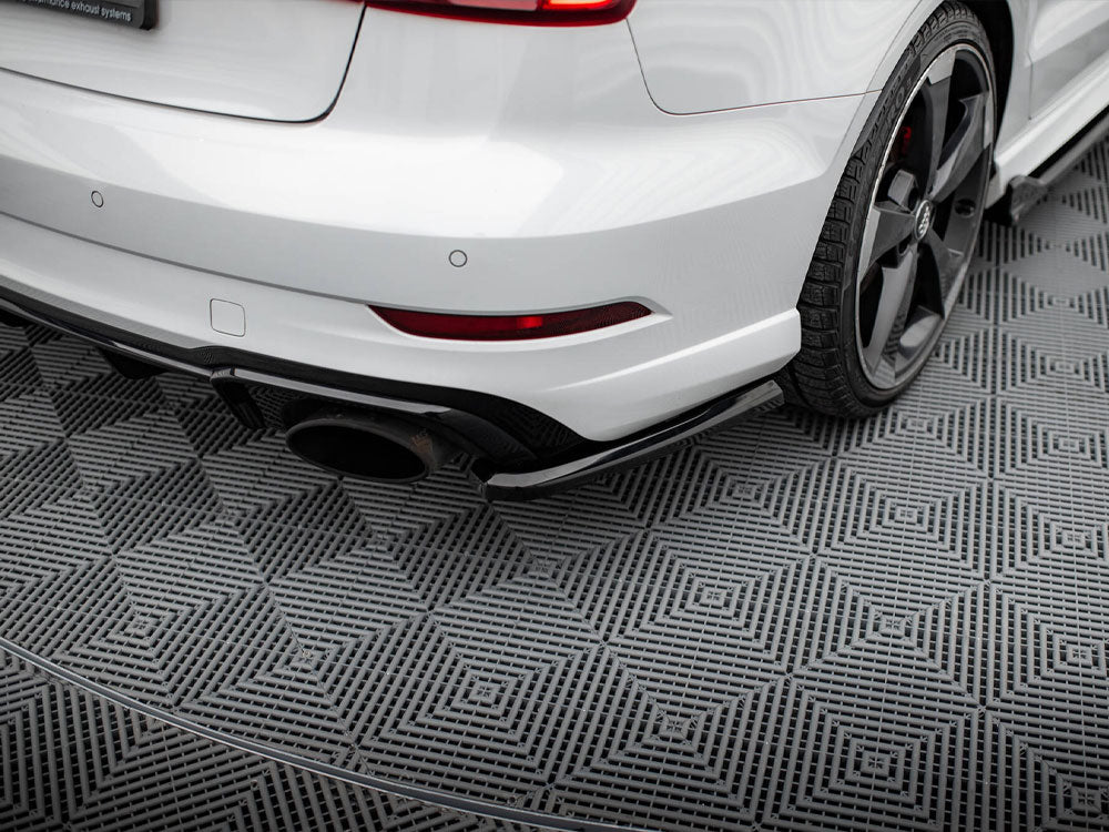 MAXTON DESIGN REAR SIDE SPLITTERS V.2 AUDI RS3 SEDAN 8V FACELIFT
