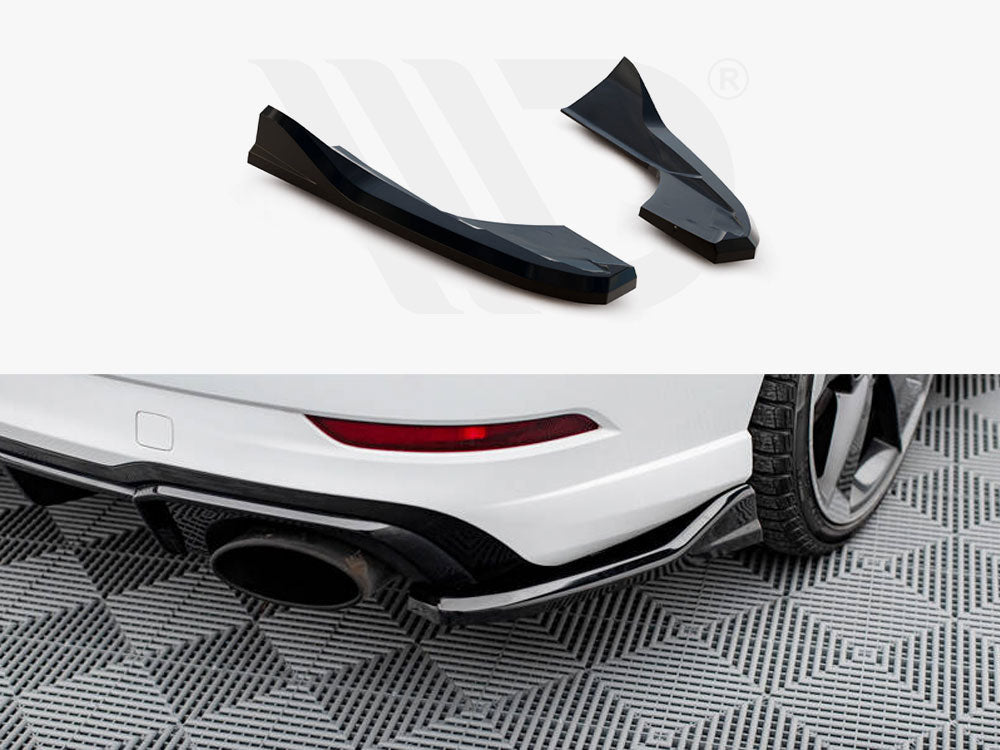 MAXTON DESIGN REAR SIDE SPLITTERS V.3 AUDI RS3 SEDAN 8V FACELIFT