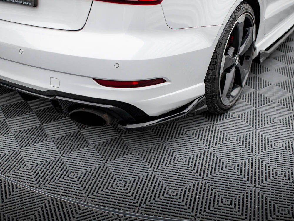 MAXTON DESIGN REAR SIDE SPLITTERS V.3 AUDI RS3 SEDAN 8V FACELIFT