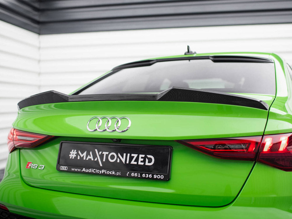 MAXTON DESIGN CARBON FIBER TAILGATE SPOILER AUDI RS3 SEDAN 8Y