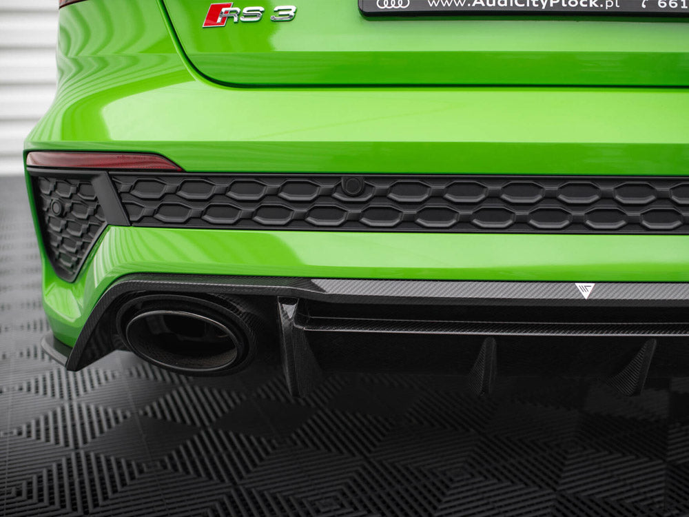 MAXTON DESIGN CARBON FIBER REAR DIFFUSER AUDI RS3 8Y