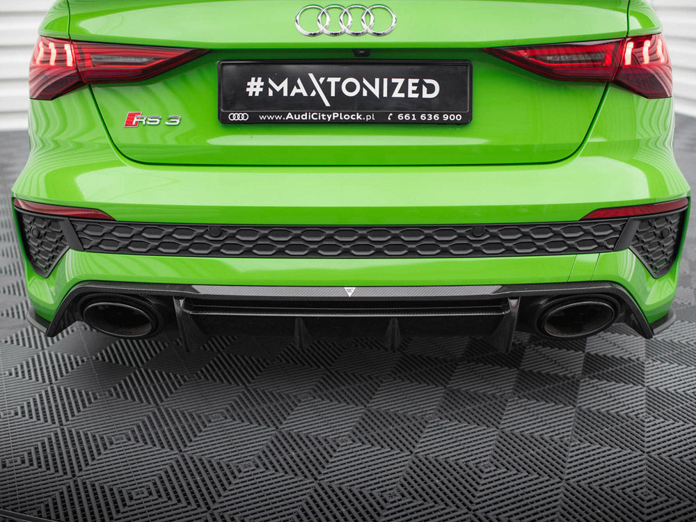 MAXTON DESIGN CARBON FIBER REAR DIFFUSER AUDI RS3 8Y