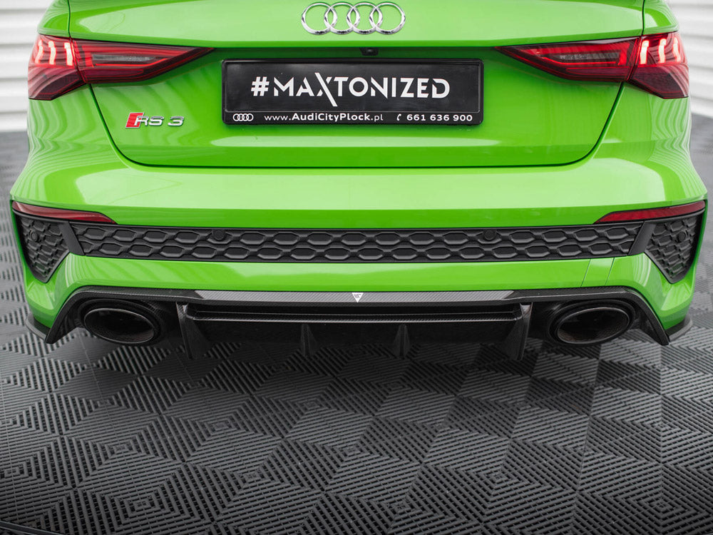 MAXTON DESIGN CARBON FIBER REAR DIFFUSER AUDI RS3 8Y