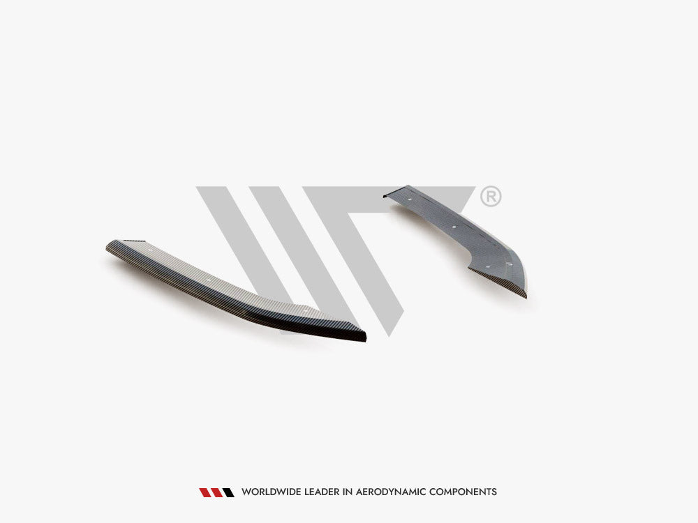 MAXTON DESIGN CARBON FIBER REAR SIDE SPLITTERS V.2 AUDI RS3 SEDAN 8Y