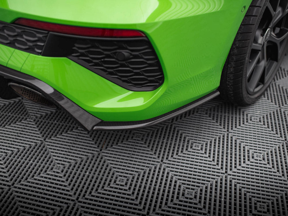 MAXTON DESIGN CARBON FIBER REAR SIDE SPLITTERS V.2 AUDI RS3 SEDAN 8Y