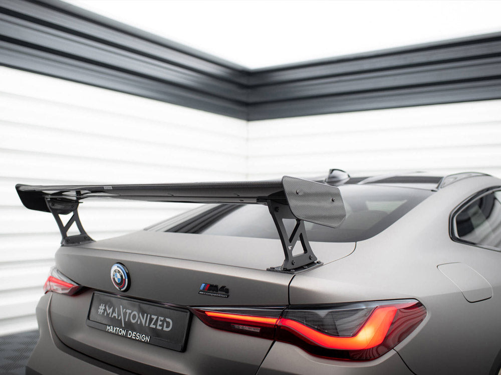 MAXTON DESIGN CARBON SPOILER WITH EXTERNAL BRACKETS UPRIGHTS BMW M4 G82 / M440I G22 / 4 M-PACK G22