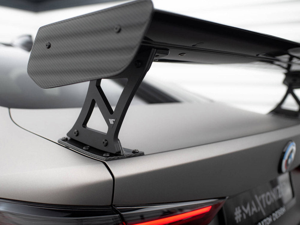 MAXTON DESIGN CARBON SPOILER WITH EXTERNAL BRACKETS UPRIGHTS BMW M4 G82 / M440I G22 / 4 M-PACK G22