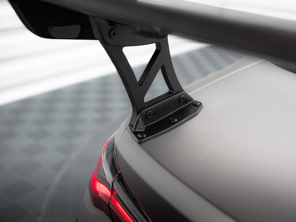 MAXTON DESIGN CARBON SPOILER WITH EXTERNAL BRACKETS UPRIGHTS BMW M4 G82 / M440I G22 / 4 M-PACK G22