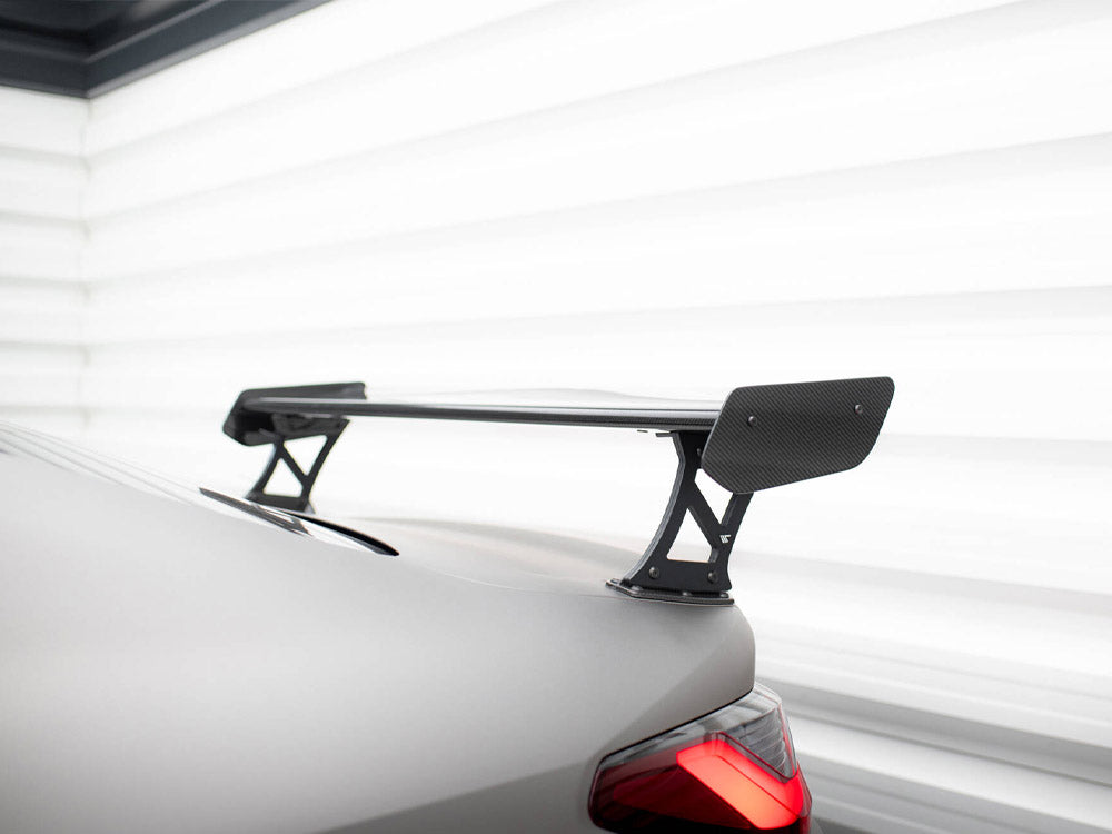MAXTON DESIGN CARBON SPOILER WITH EXTERNAL BRACKETS UPRIGHTS + LED BMW M4 G82 / M440I G22 / 4 M-PACK G22