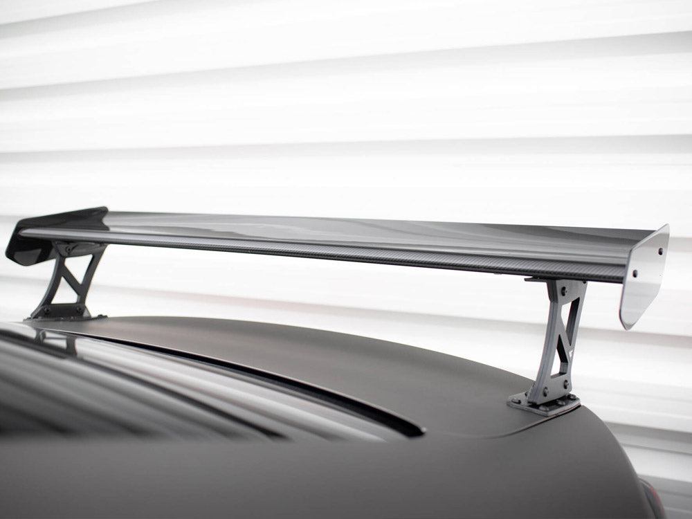 MAXTON DESIGN CARBON SPOILER WITH EXTERNAL BRACKETS UPRIGHTS + LED BMW M4 G82 / M440I G22 / 4 M-PACK G22