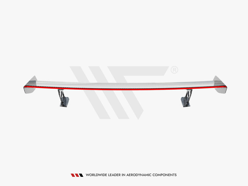 MAXTON DESIGN CARBON SPOILER WITH EXTERNAL BRACKETS UPRIGHTS + LED BMW M4 G82 / M440I G22 / 4 M-PACK G22