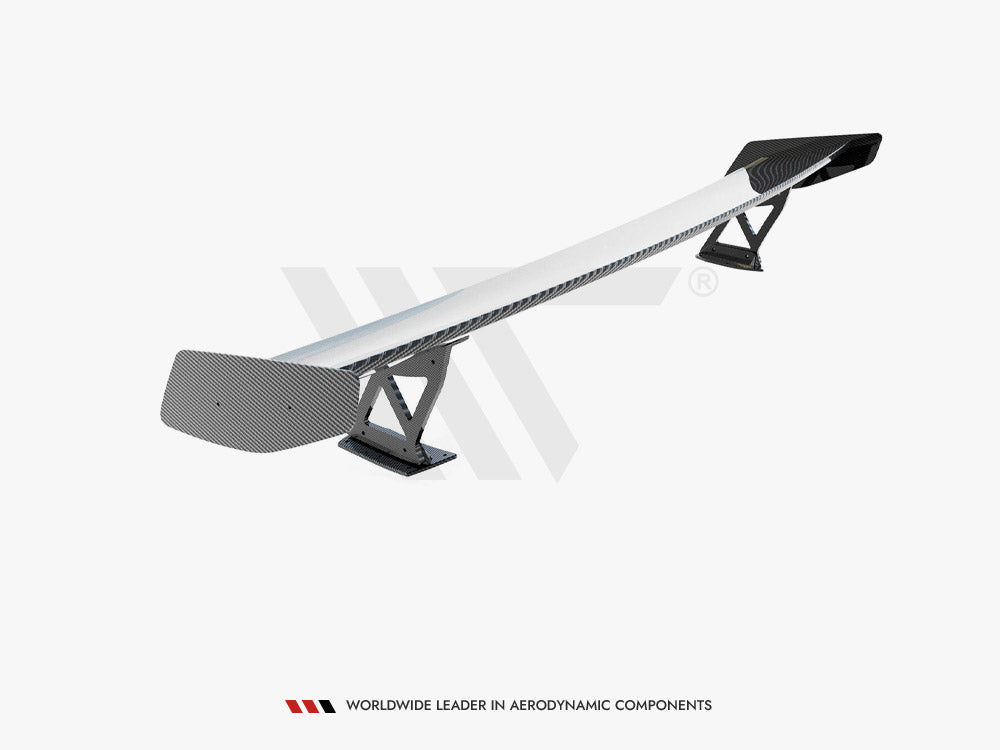 MAXTON DESIGN CARBON SPOILER WITH EXTERNAL BRACKETS UPRIGHTS + LED BMW M4 G82 / M440I G22 / 4 M-PACK G22