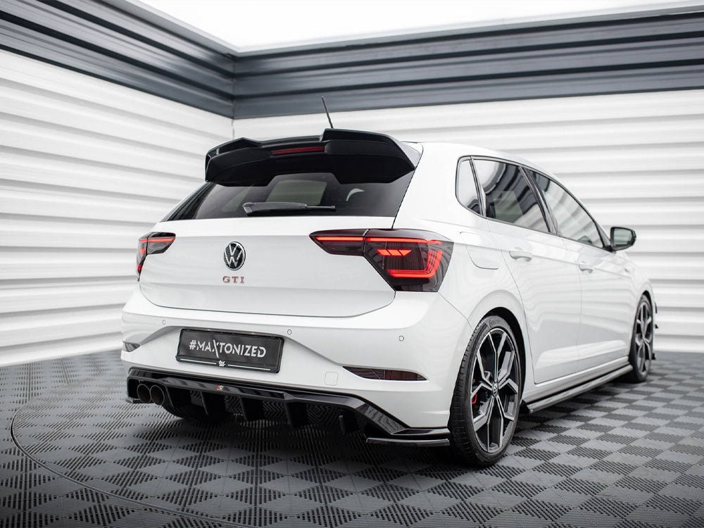 MAXTON DESIGN REAR SIDE SPLITTERS VOLKSWAGEN POLO GTI MK6 FACELIFT