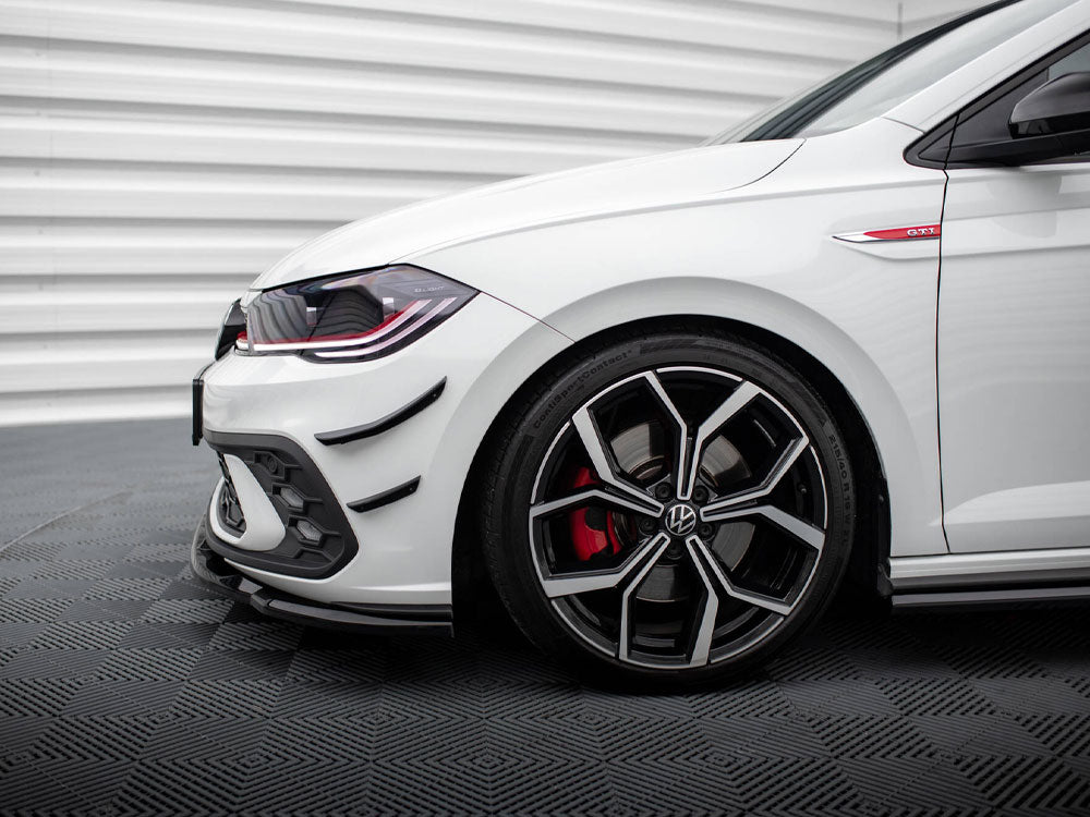 MAXTON DESIGN FRONT BUMPER CANARDS VOLKSWAGEN POLO GTI MK6 FACELIFT