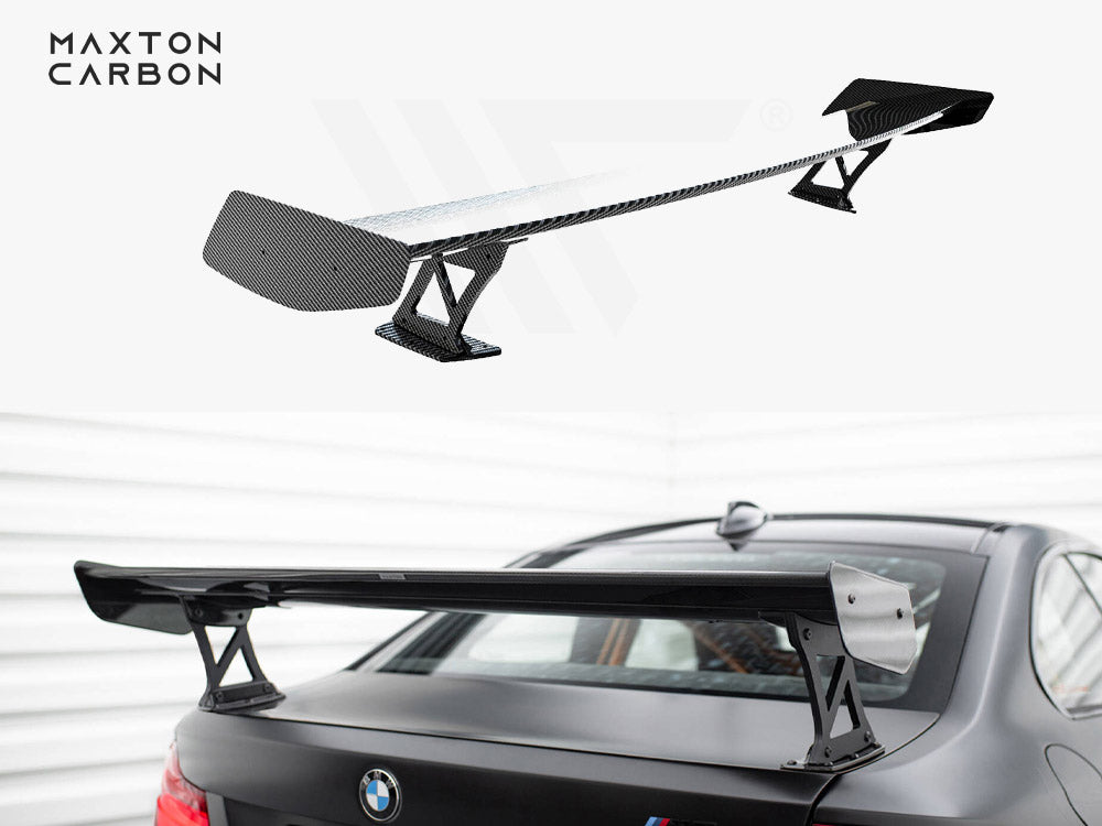 MAXTON DESIGN CARBON SPOILER WITH EXTERNAL BRACKETS UPRIGHTS BMW M2 F87