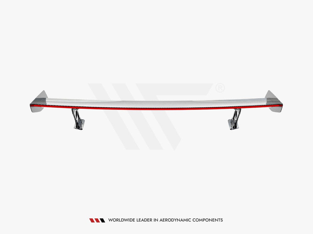 MAXTON DESIGN CARBON SPOILER WITH EXTERNAL BRACKETS UPRIGHTS + LED BMW M2 F87