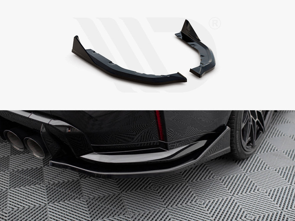 MAXTON DESIGN REAR SIDE SPLITTERS V.4 CSL LOOK BMW M3 G80