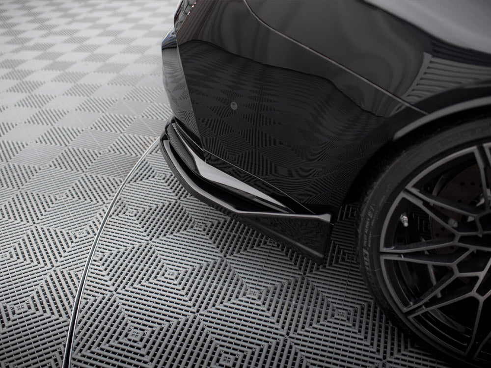 MAXTON DESIGN REAR SIDE SPLITTERS V.4 CSL LOOK BMW M3 G80