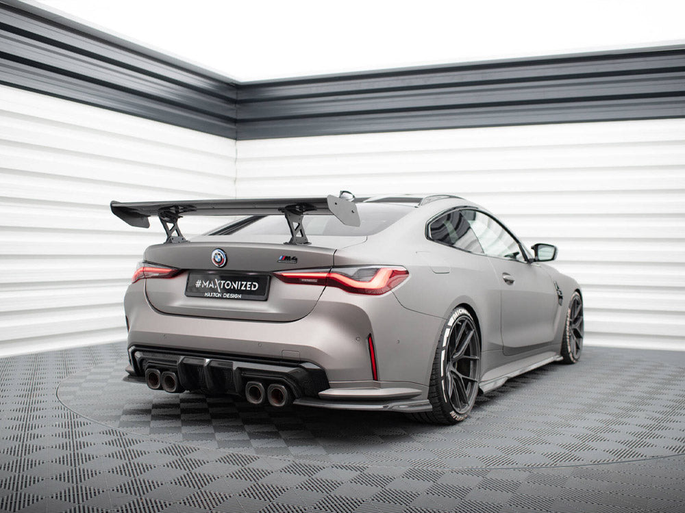 MAXTON DESIGN CARBON SPOILER WITH INTERNAL BRACKETS UPRIGHTS BMW M4 G82 / M440I G22 / 4 M-PACK G22