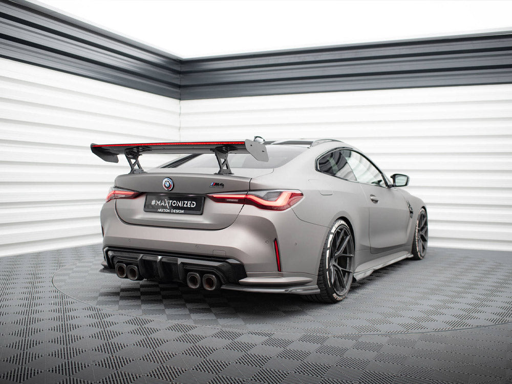 MAXTON DESIGN CARBON SPOILER WITH INTERNAL BRACKETS UPRIGHTS + LED BMW M4 G82 / M440I G22 / 4 M-PACK G22 G22 / 4 M-PACK G22 (Copy)