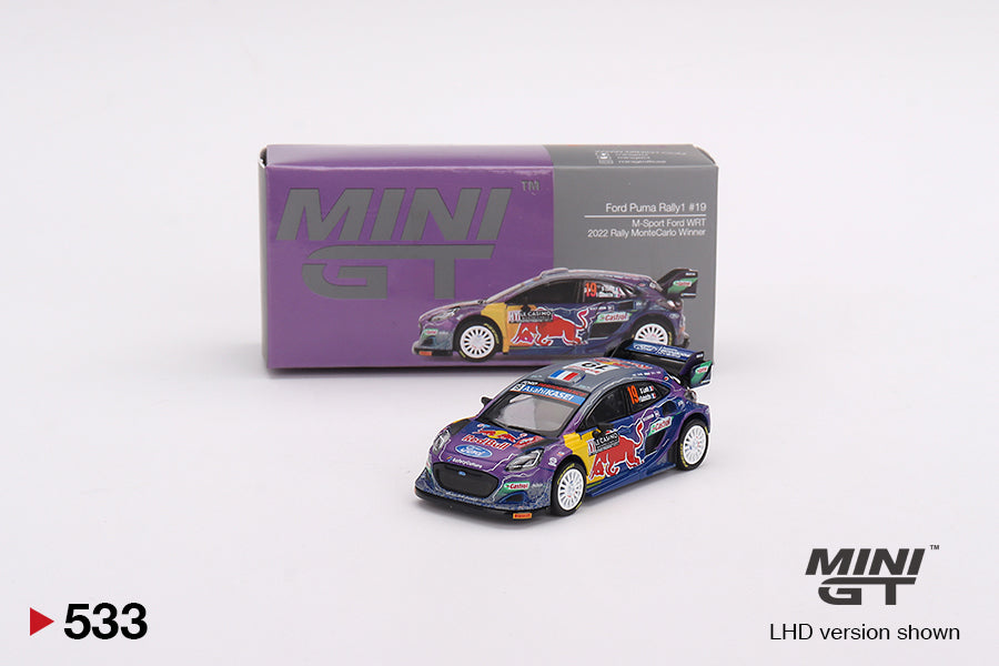 Mini GT – Ford Puma Rally No.19 M-Sport WRT 2022 collectible model - MGT00533-L