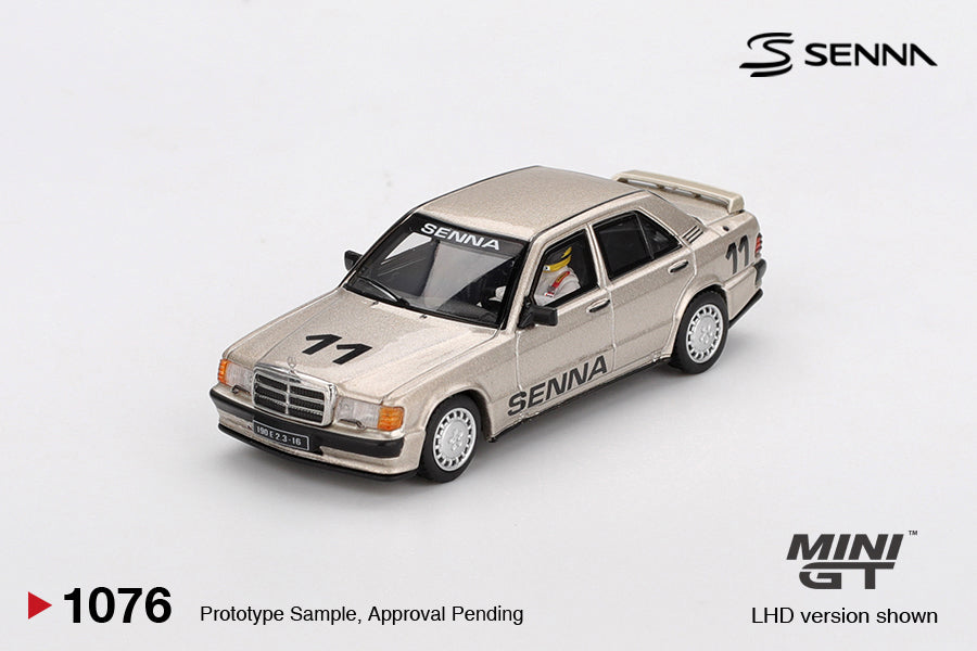 Mini GT – Mercedes Benz 190E No.11 Ayrton Senna 84 collectible model - MGT01076-L