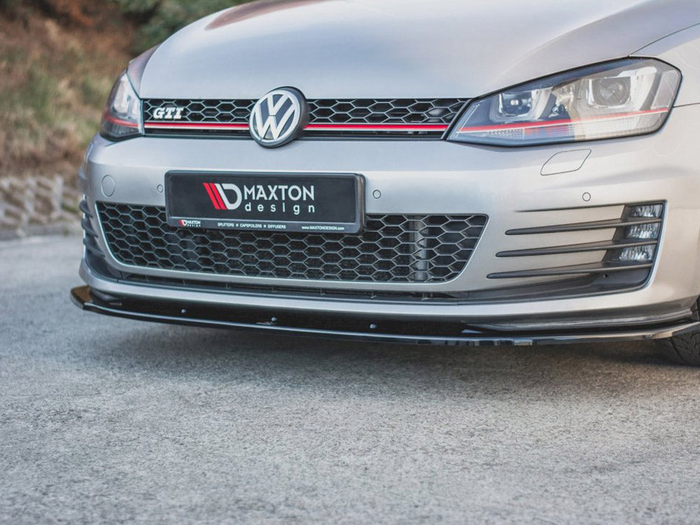 MAXTON DESIGN FRONT SPLITTER V.1 VW GOLF 7 GTI / GTD