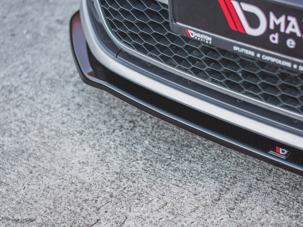 MAXTON DESIGN FRONT SPLITTER V.2 VW GOLF 7 GTI / GTD