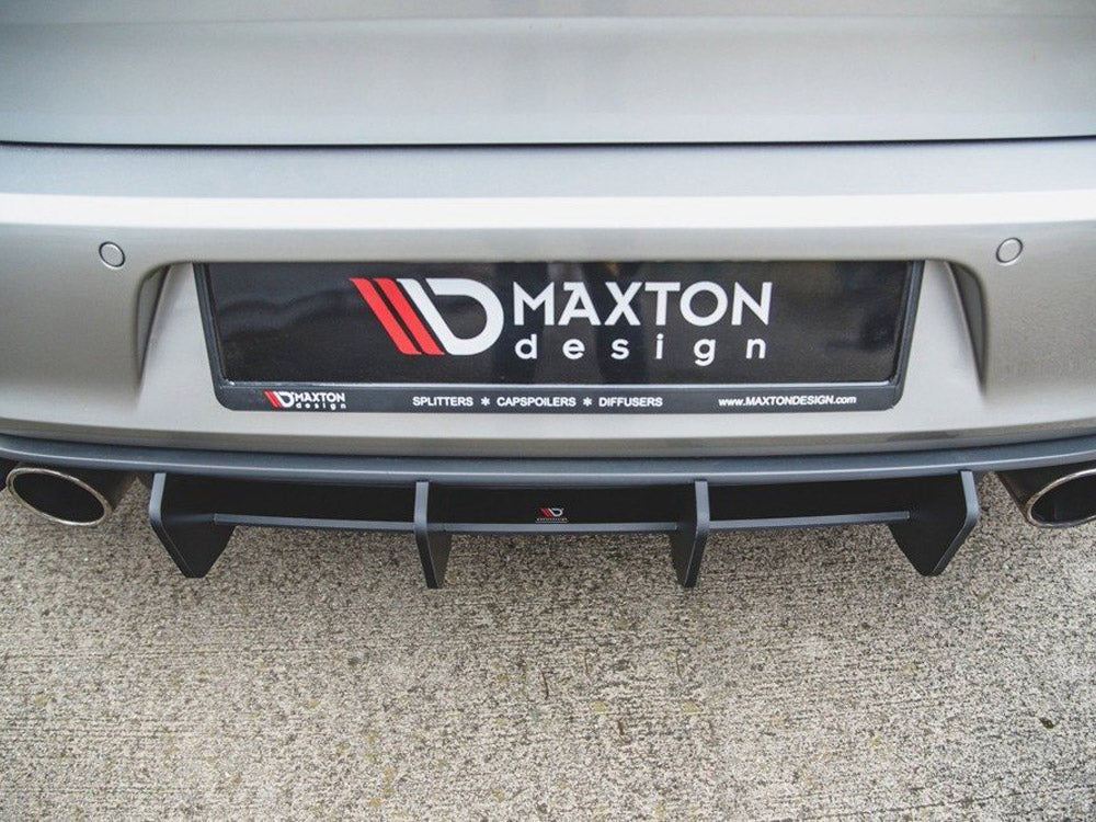 MAXTON DESIGN STREET PRO REAR DIFFUSER V.2 VW GOLF MK7 GTI