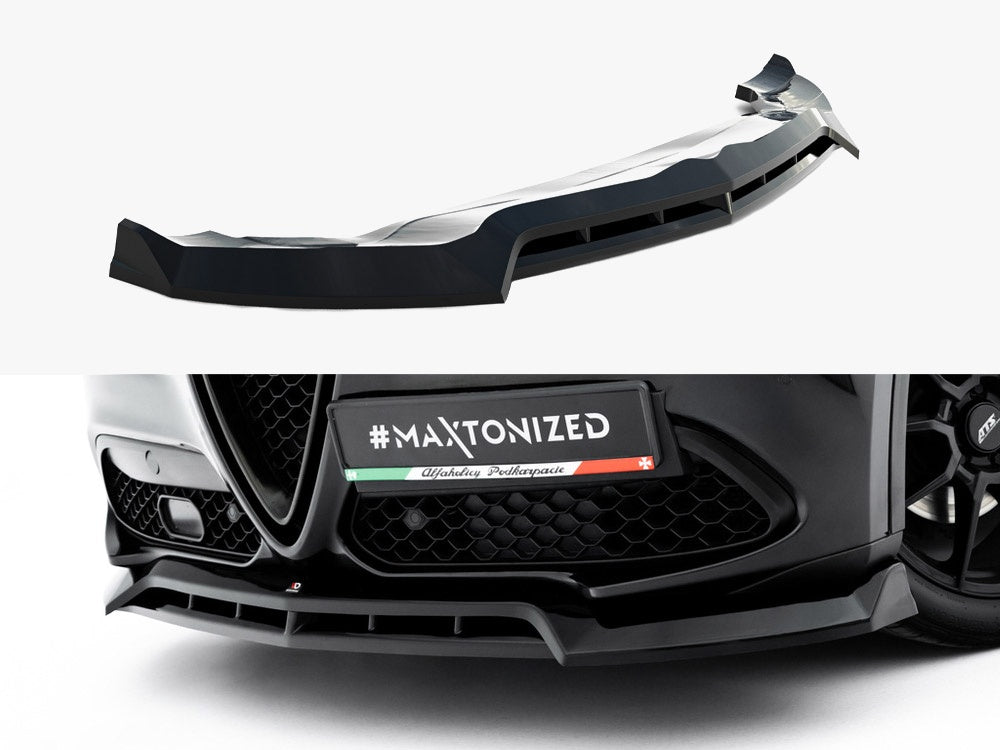 MAXTON DESIGN FRONT SPLITTER V.3 ALFA ROMEO STELVIO MK1 — photo 1
