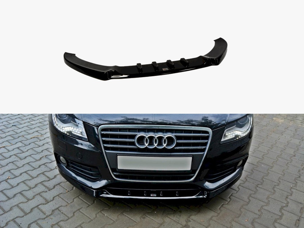 MAXTON DESIGN FRONT SPLITTER V.1 AUDI A4 B8 — photo 1