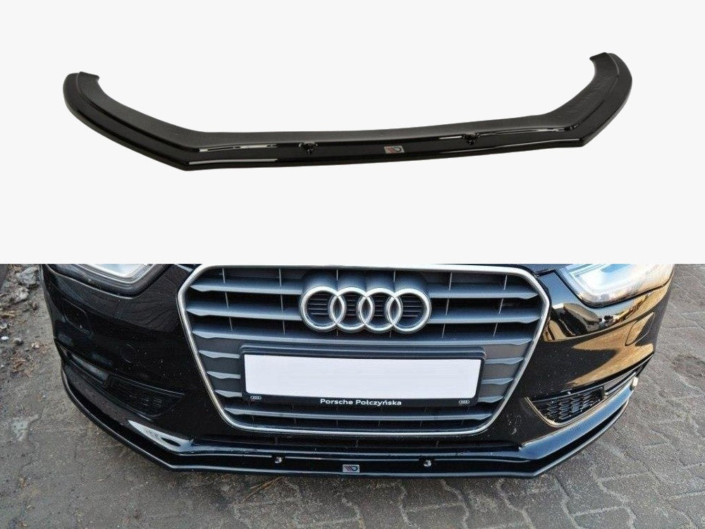 MAXTON DESIGN AUDI A4 B8 FACELIFT FRONT LIP — photo 1