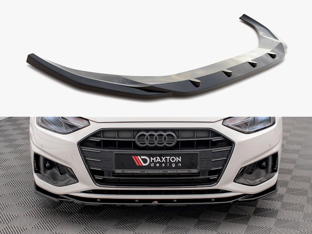 MAXTON DESIGN FRONT SPLITTER V.2 AUDI A4 B9 FACELIFT — photo 1