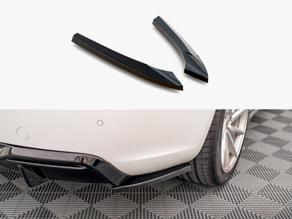 MAXTON DESIGN REAR SIDE SPLITTERS AUDI A5 COUPE 8T FACELIFT — photo 1