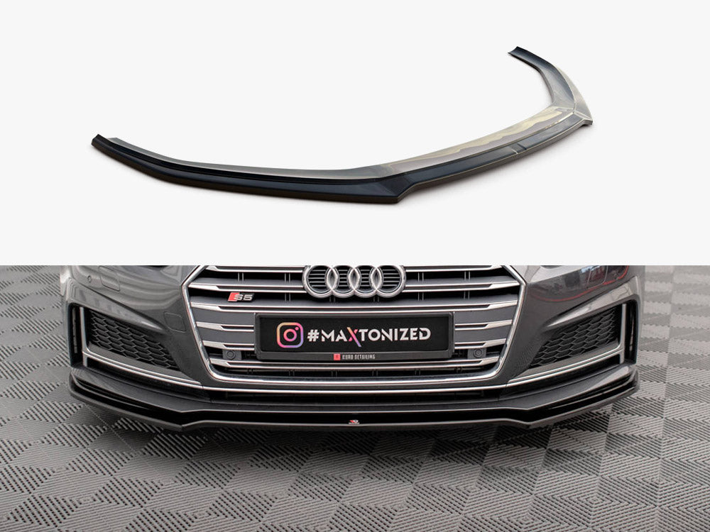 MAXTON DESIGN AUDI A5 S5 F5 FRONT SPLITTER V.1 — photo 1