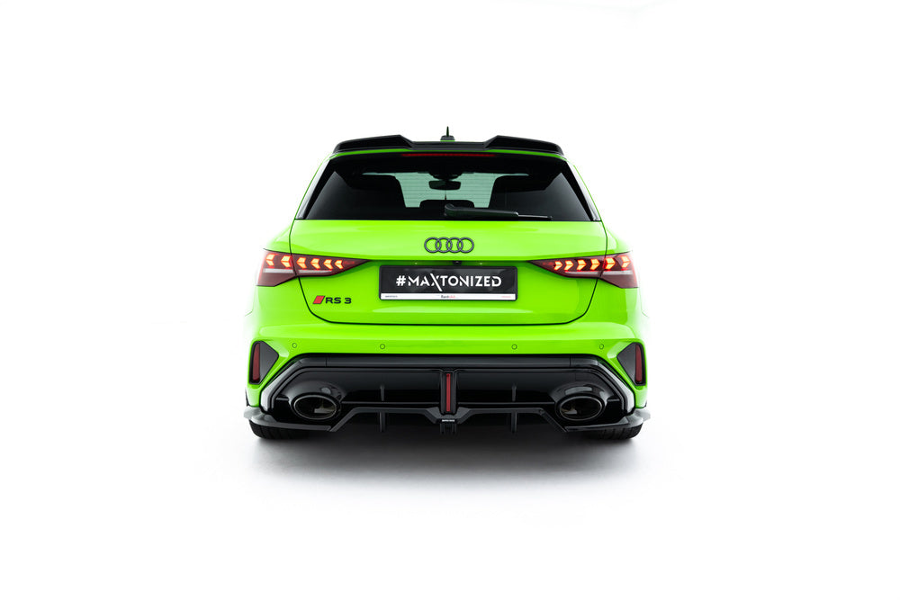 Maxton Design Rear Splitter (Vertical Bars) V2 – Audi 8Y RS3 Sportback Facelift – product view 2