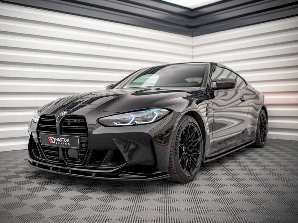 MAXTON DESIGN FRONT SPLITTER V.1 BMW M4 G82 / M3 G80 (2021-) — photo 2
