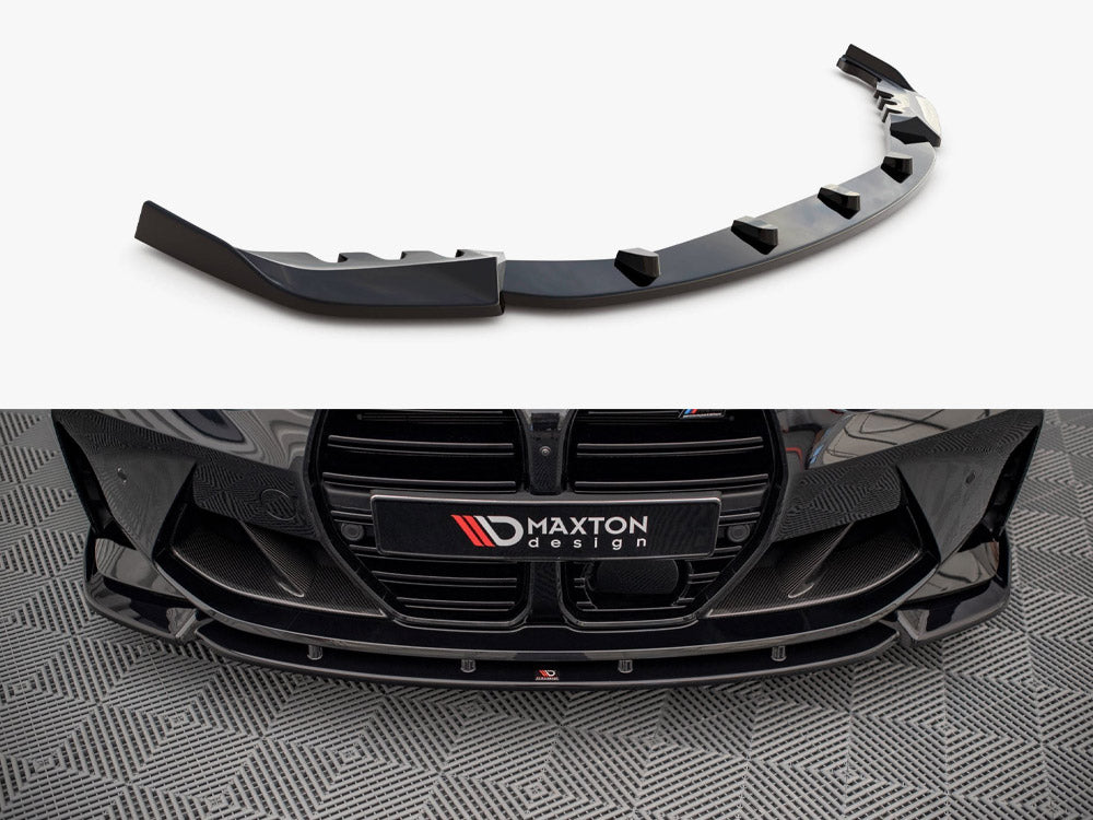 MAXTON DESIGN FRONT SPLITTER V.3 BMW M4 G82 / M3 G80 (2021-) — photo 1