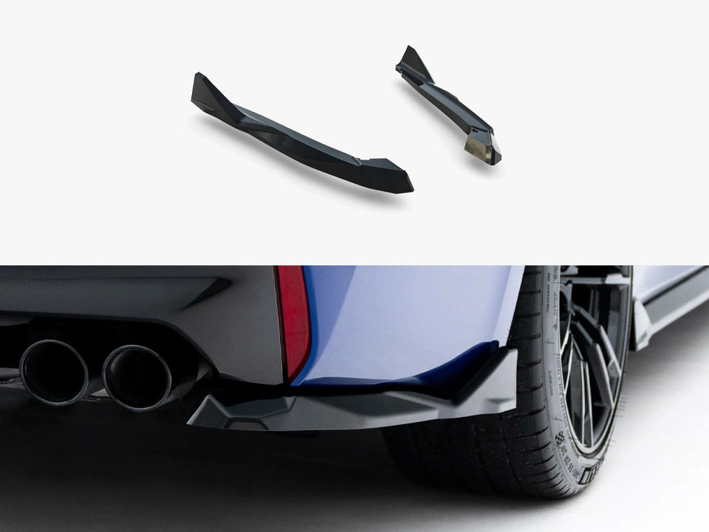 MAXTON DESIGN REAR SIDE SPLITTERS V.2 BMW M5 F90 / F90 FACELIFT — photo 1
