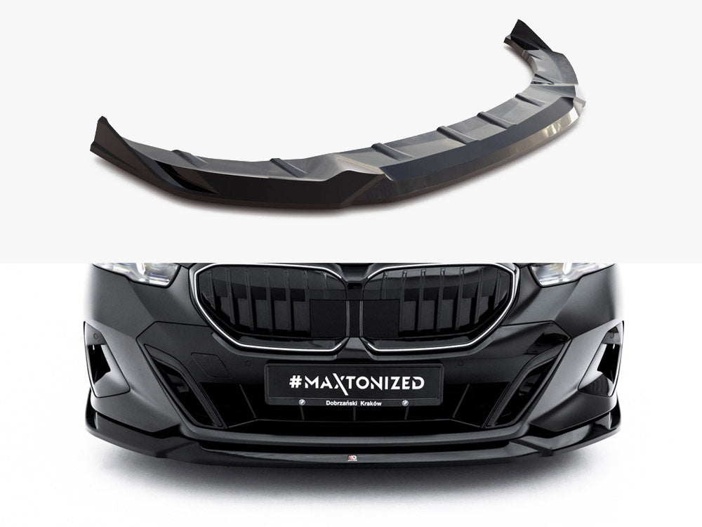MAXTON DESIGN FRONT SPLITTER V.2 BMW 5 / i5 M-PACK G60 / G61 — photo 1