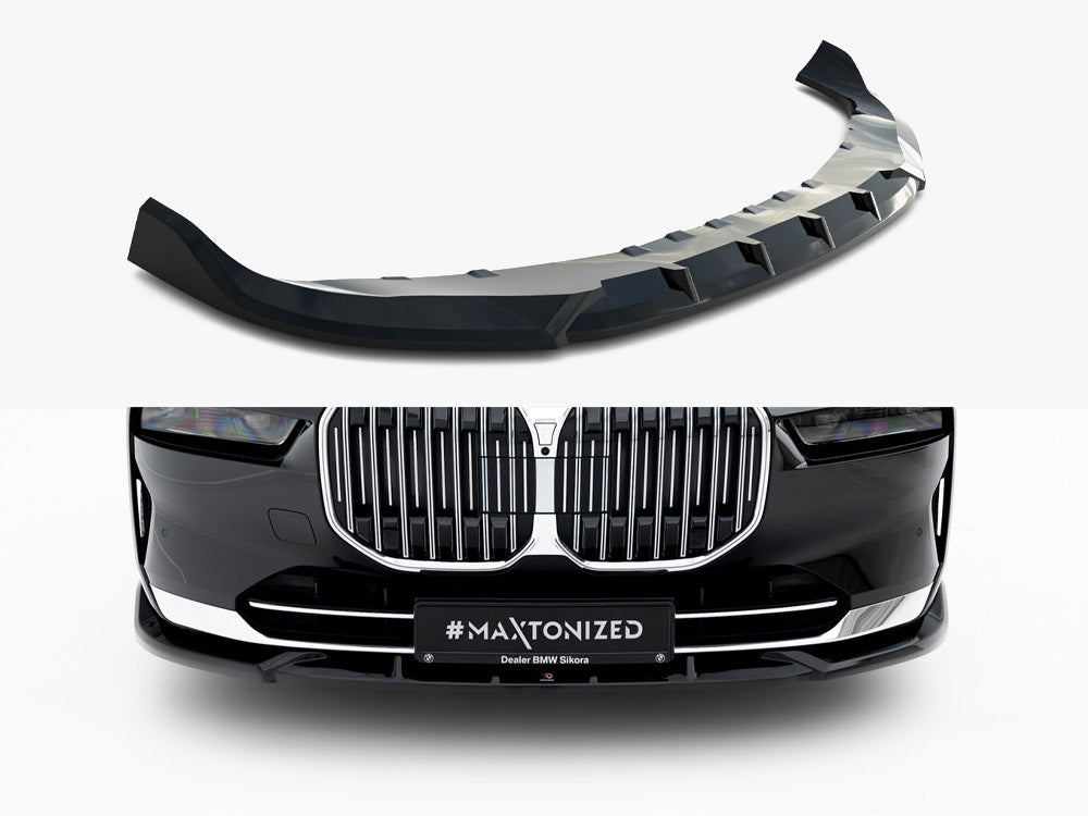 MAXTON DESIGN FRONT SPLITTER V1 BMW 7 G70 — photo 1