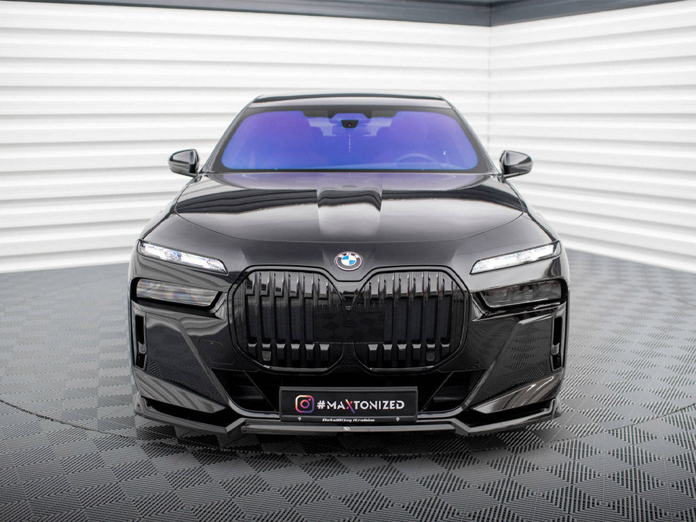 MAXTON DESIGN FRONT SPLITTER V3 BMW 7 M-PACK / M760E / I7 M-PACK G70 — photo 3