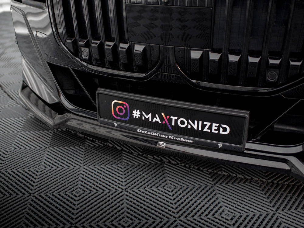 MAXTON DESIGN FRONT SPLITTER V3 BMW 7 M-PACK / M760E / I7 M-PACK G70 — photo 4