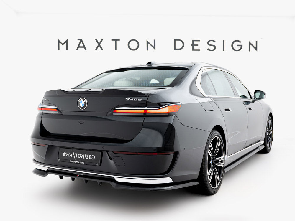 MAXTON DESIGN REAR SPLITTER (VERTICAL BARS) BMW 7 G70 — photo 2