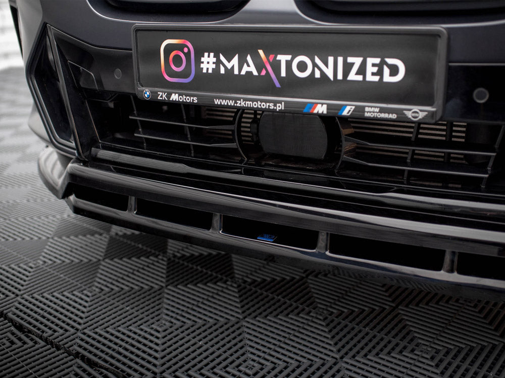 MAXTON DESIGN FRONT SPLITTER BMW X3 M-PACK G01 FACELIFT / iX3 M-PACK G08 FACELIFT — photo 4