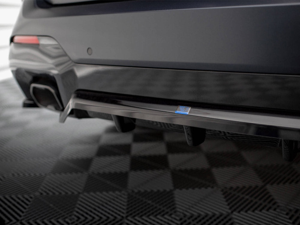 MAXTON DESIGN REAR SPLITTER VERTICAL BARS BMW X3 M-PACK G01 FACELIFT — photo 4