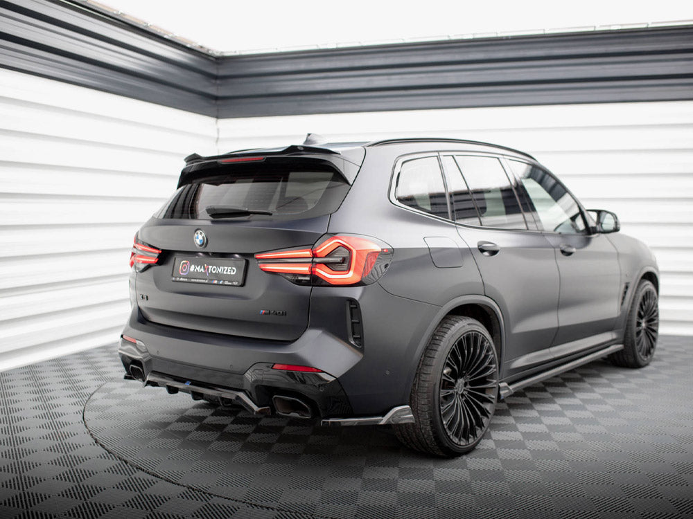 MAXTON DESIGN REAR SIDE SPLITTERS BMW X3 M-PACK G01 FACELIFT — photo 2