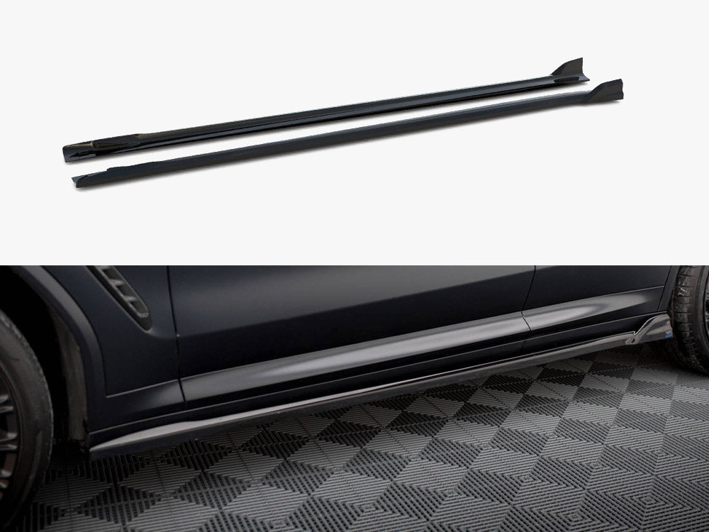 MAXTON DESIGN SIDE SKIRT DIFFUSERS BMW X3 M-PACK G01 FACELIFT — photo 1