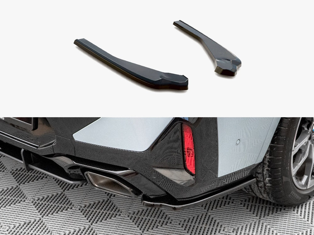 MAXTON DESIGN REAR SIDE SPLITTERS BMW X4 M SPORT G02 FACELIFT — photo 1