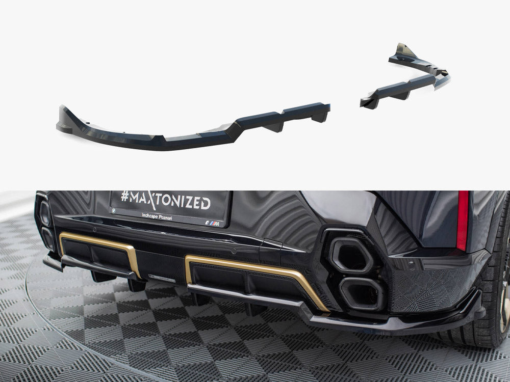 MAXTON DESIGN REAR SPLITTER (VERTICAL BARS) BMW XM G09 — photo 1